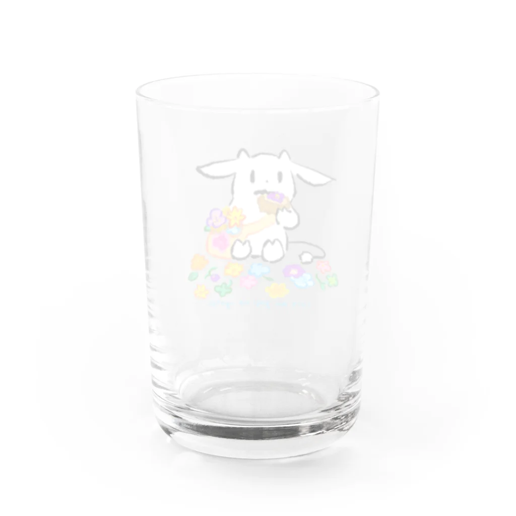 これはヤギのグッズショップのこれはヤギのグッズ(オヤツ) Water Glass :back