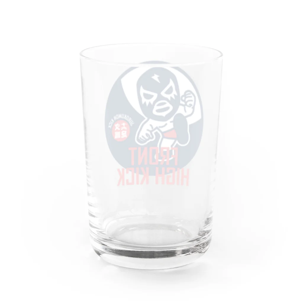 LUCHAのFRONT HIGH KICK Water Glass :back