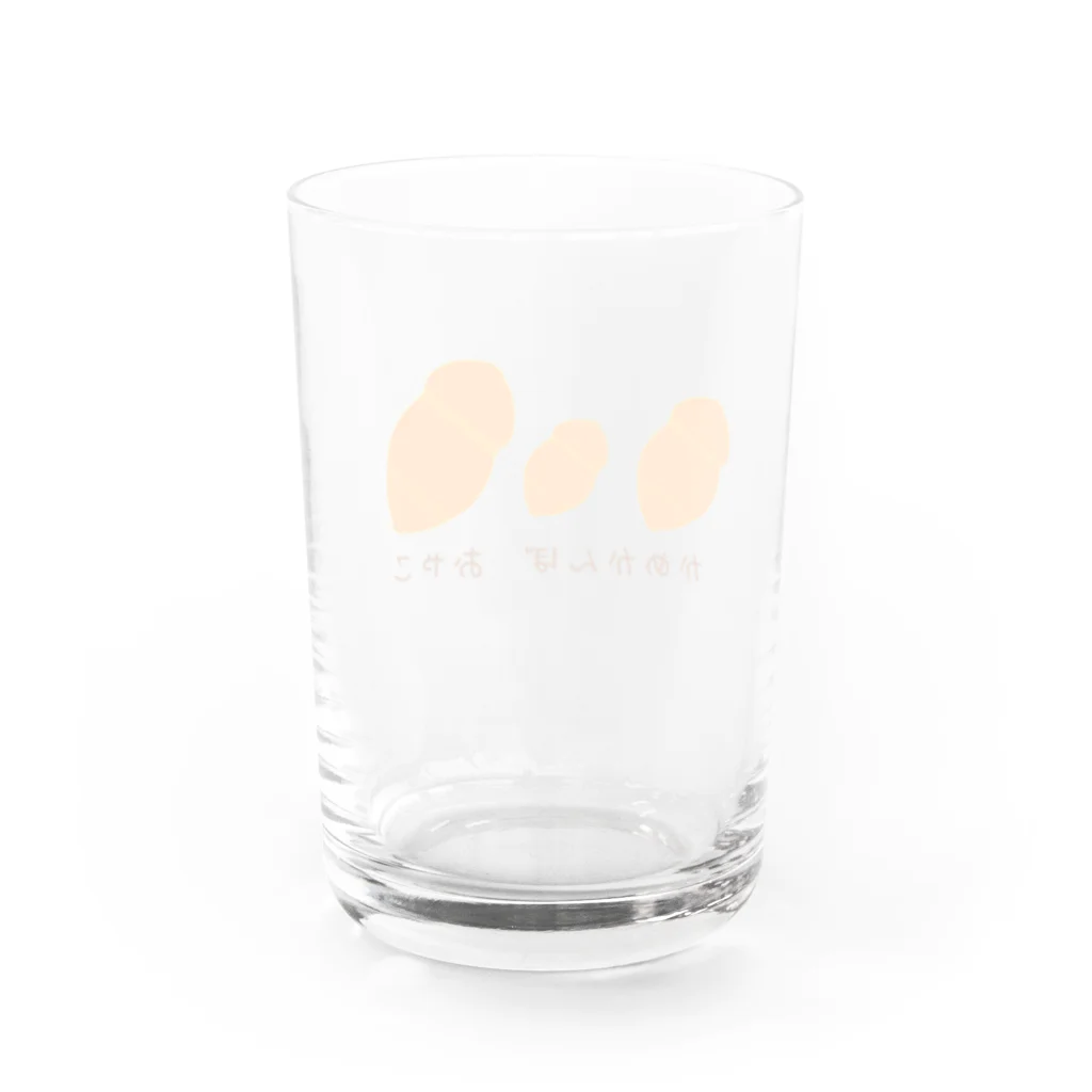 キナッコのかめかんぼおやこ Water Glass :back