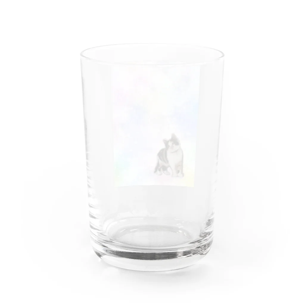 mimi_sanmaのファンシーさんまちゃん Water Glass :back