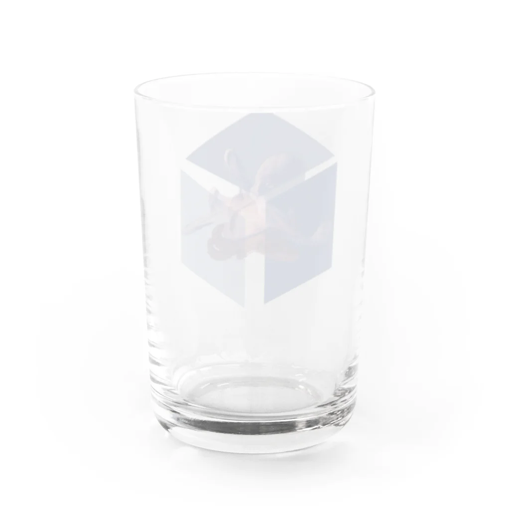 こけしボックスのシュレディンガーの蛸 Water Glass :back