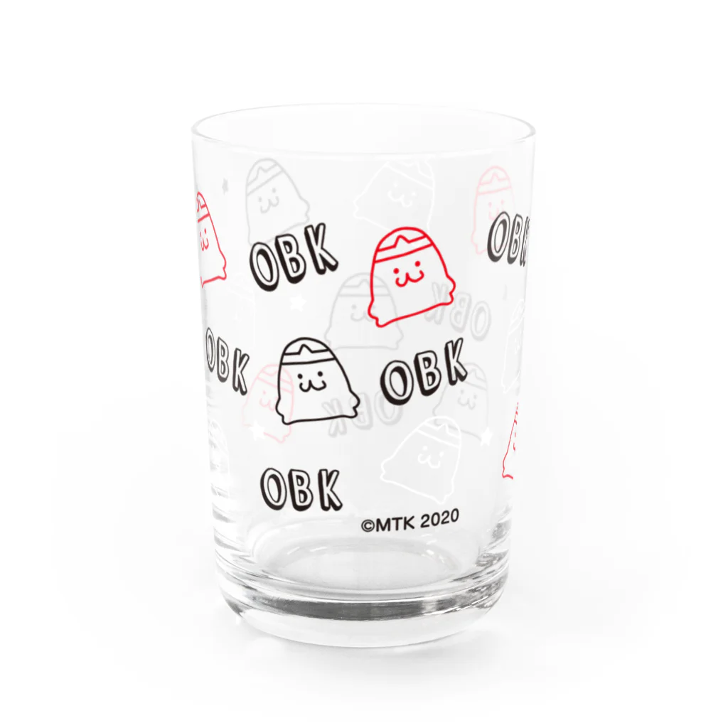 おばけくんSHOPのぐるっとおばけくん Water Glass :back