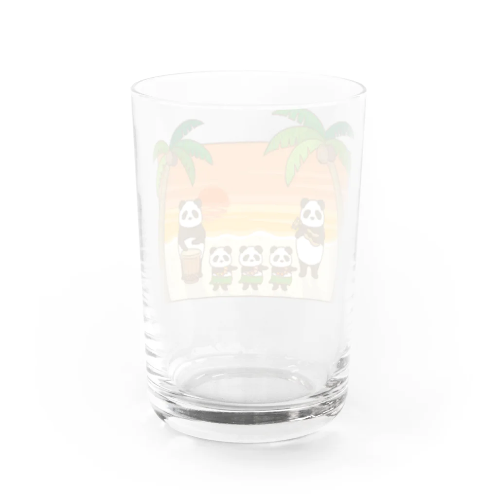 チョッちゃんのフラパンダ Water Glass :back