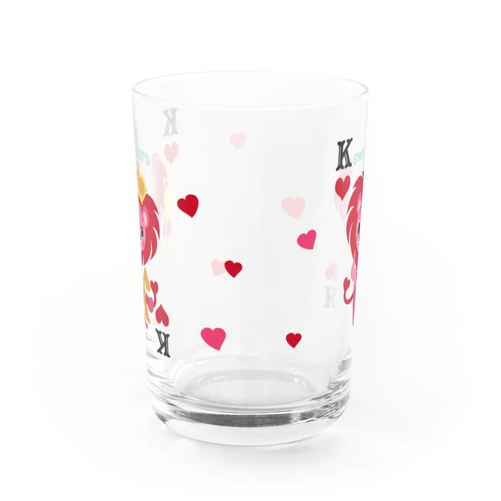 FOXY COLORSのライオンハート Water Glass :back