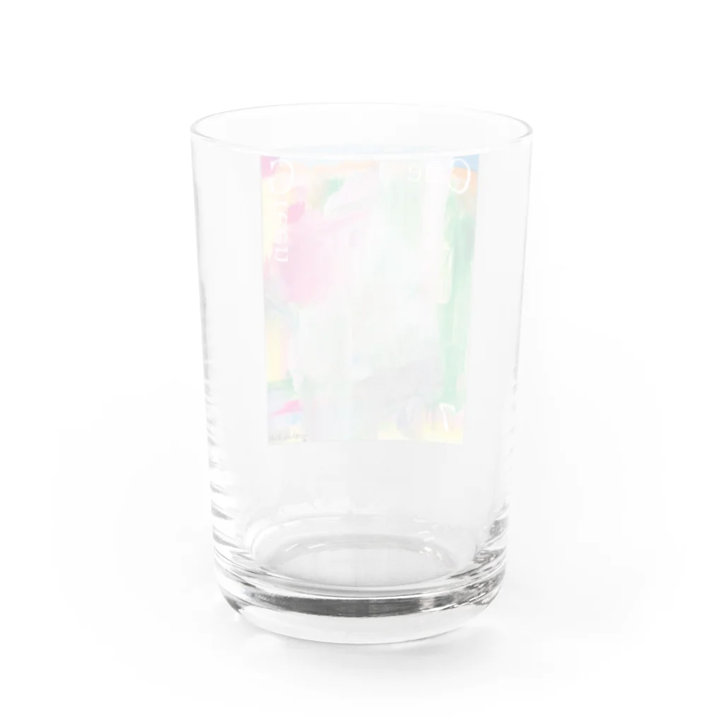 北隣館カフェグリーンのCafeGreen7th×Yoshiyaコラボ Water Glass :back