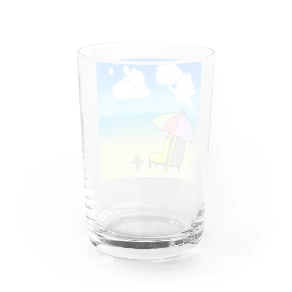 bananaのばななさんの夏 Water Glass :back