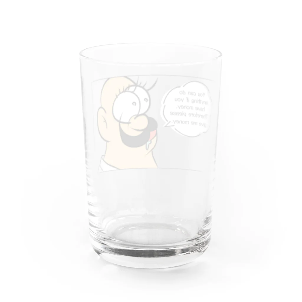 社会人.pngの金クレメンス Water Glass :back