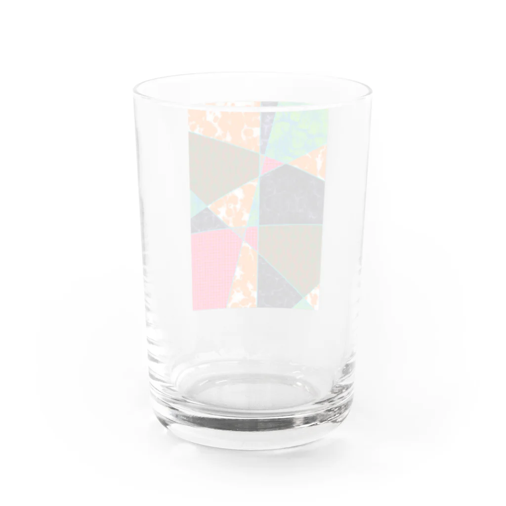 Kinaco69のポップなステンドグラス風 Water Glass :back