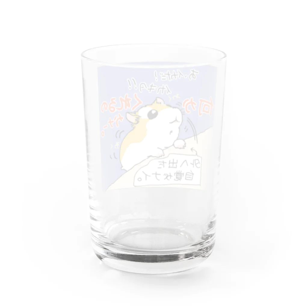 Mika ＠hammytouchの《goods_40》何かくれるのカナー  Water Glass :back