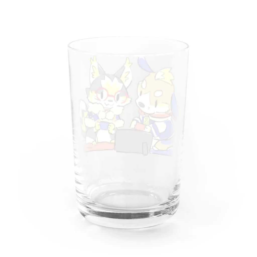 まーくん🐕ちーやん🐈のゲーム中のまーちー Water Glass :back