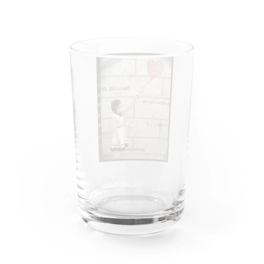 KOYULi shopのこゆりバンクシー Water Glass :back