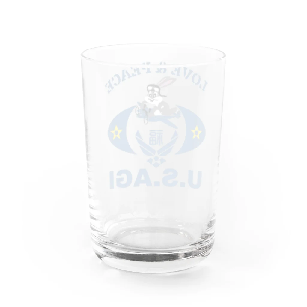 ビースリーのU.S.AGI(ウサギ) Water Glass :back