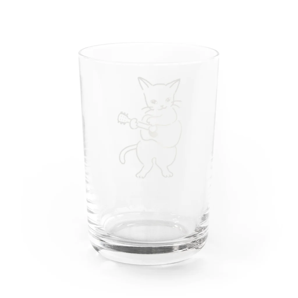 とげとげはっぱのギター弾く猫　1 Water Glass :back