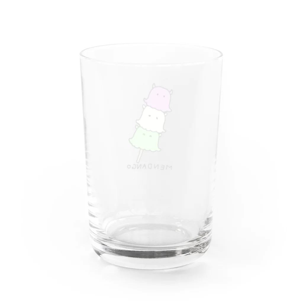 Sally_1のめんだんご Water Glass :back