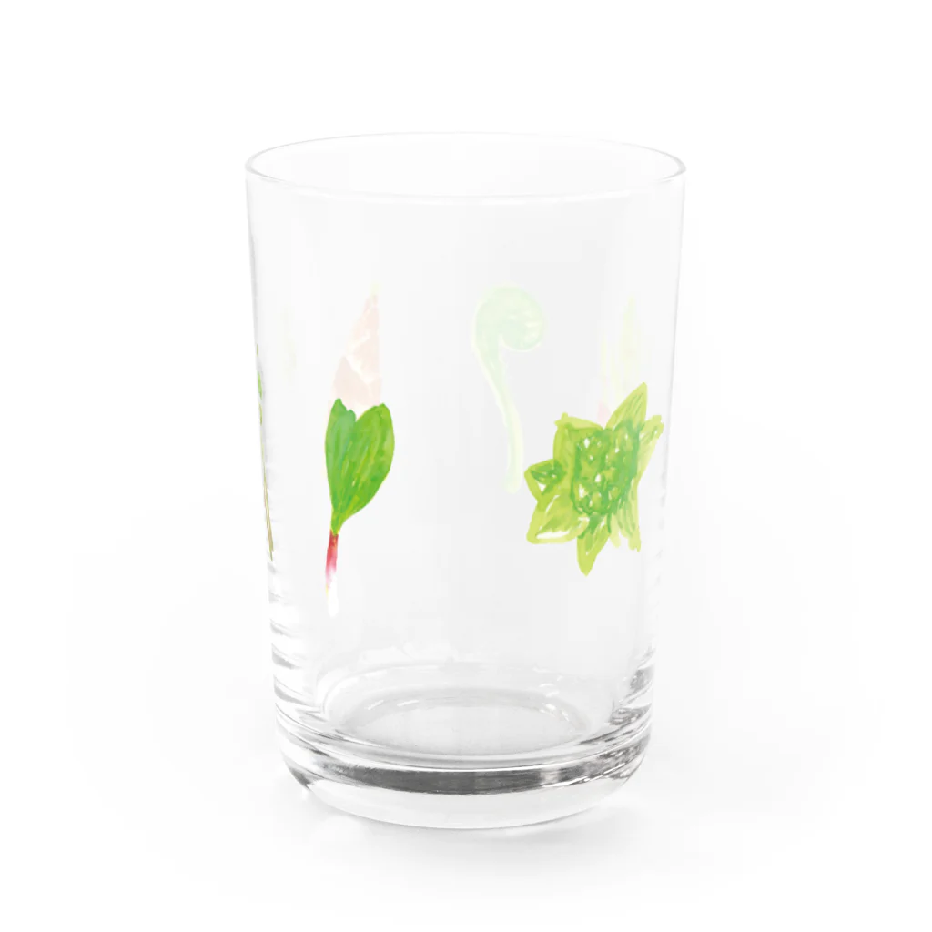 デネッカの山菜 Water Glass :back