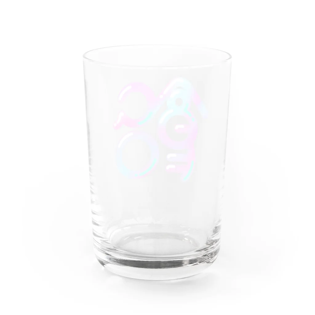 深山のあめちゃん Water Glass :back