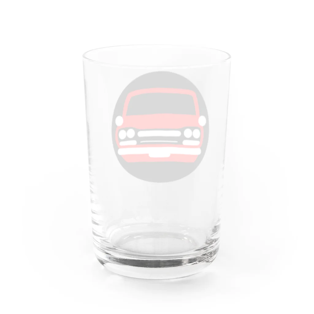 ちょらのカッコいいクルマ Water Glass :back