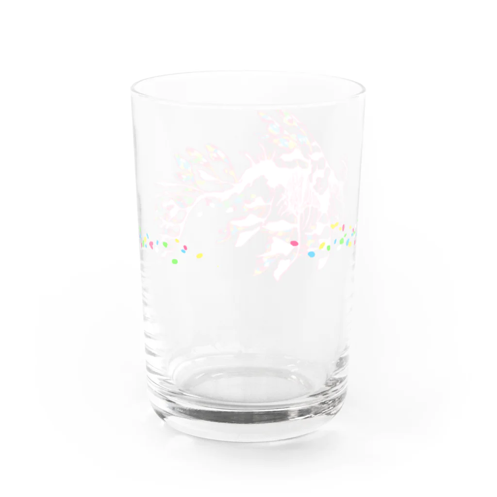 ふぃとんち堂のリーフィーシードラゴン Water Glass :back