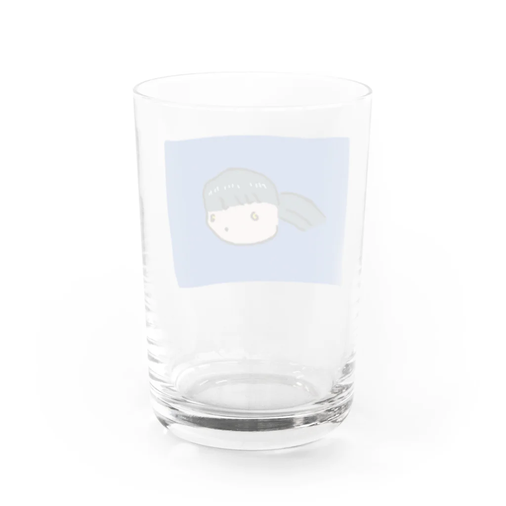 ヒナタカの宇宙ガール Water Glass :back