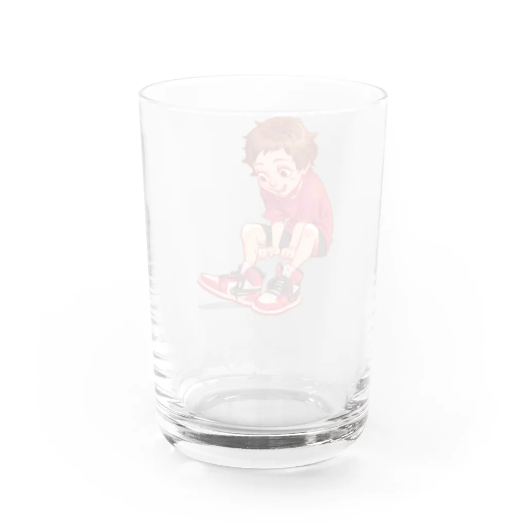 新波 歩/ARSWALKERのパパのスニーカー Water Glass :back