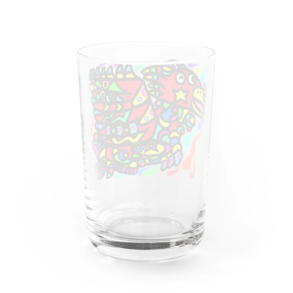 どりほぷの朱雀 Water Glass :back