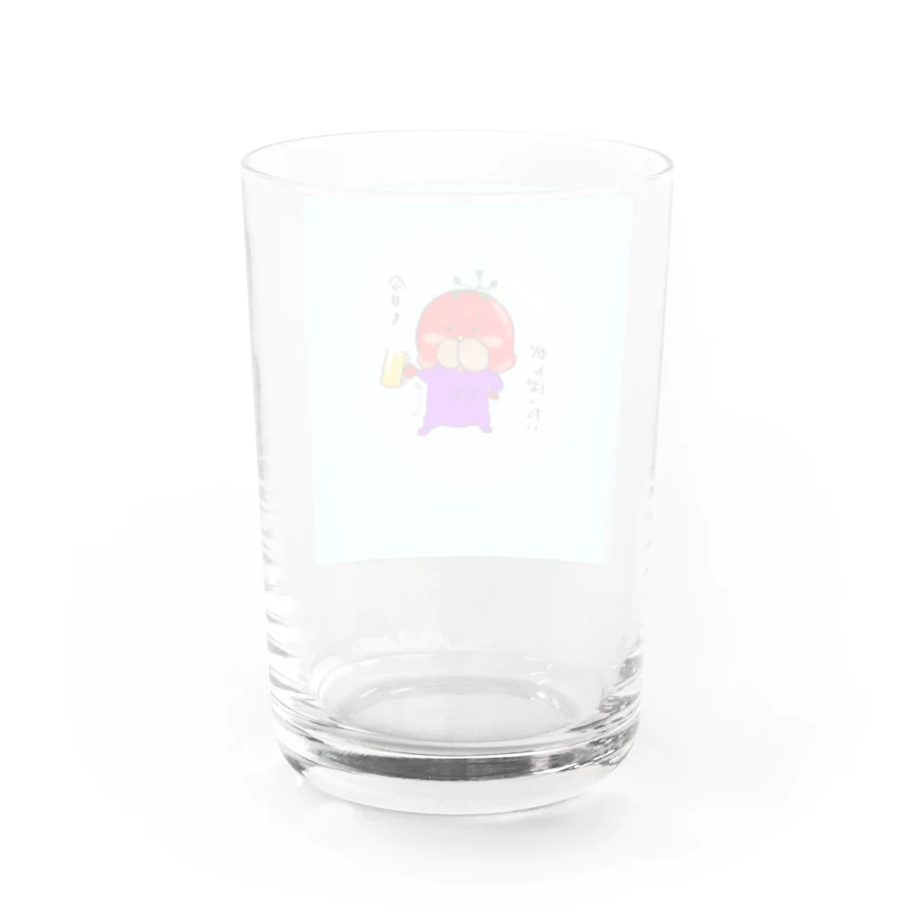 むむすけっ！！@ええぶに売っとるとこのお酒でごきげんなむむのすけ Water Glass :back