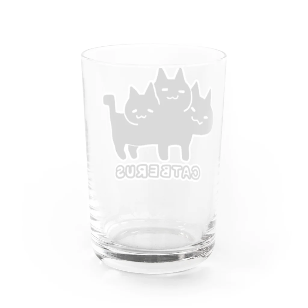 桜居春斗のネコベロスちゃん Water Glass :back