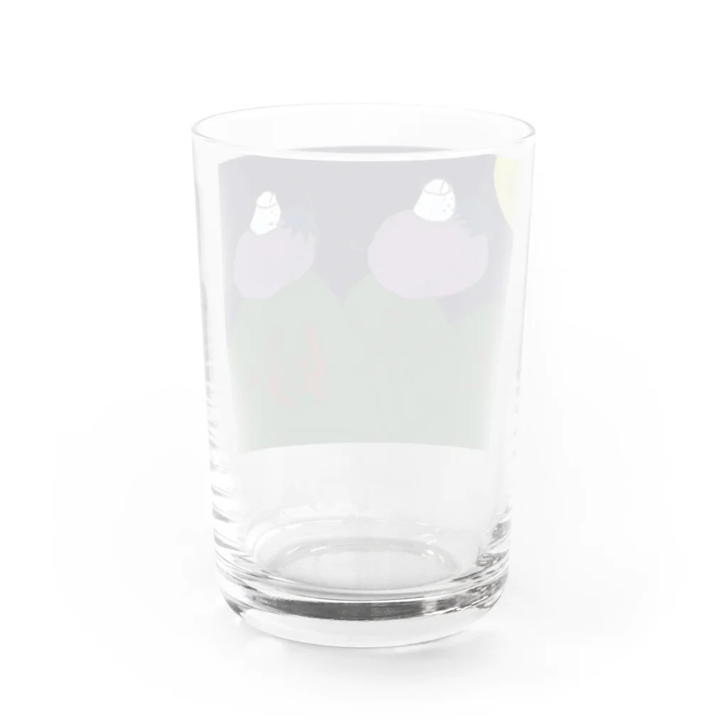 たわしのお盆 Water Glass :back