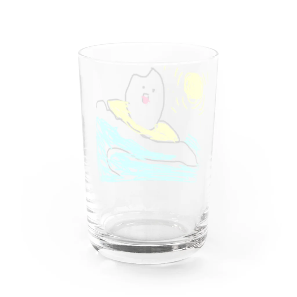 四角くてカリカリの米サーフィン Water Glass :back
