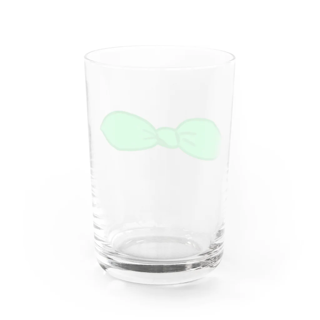 みーこ[ハンドメイド]のみどりぼんアイテム Water Glass :back