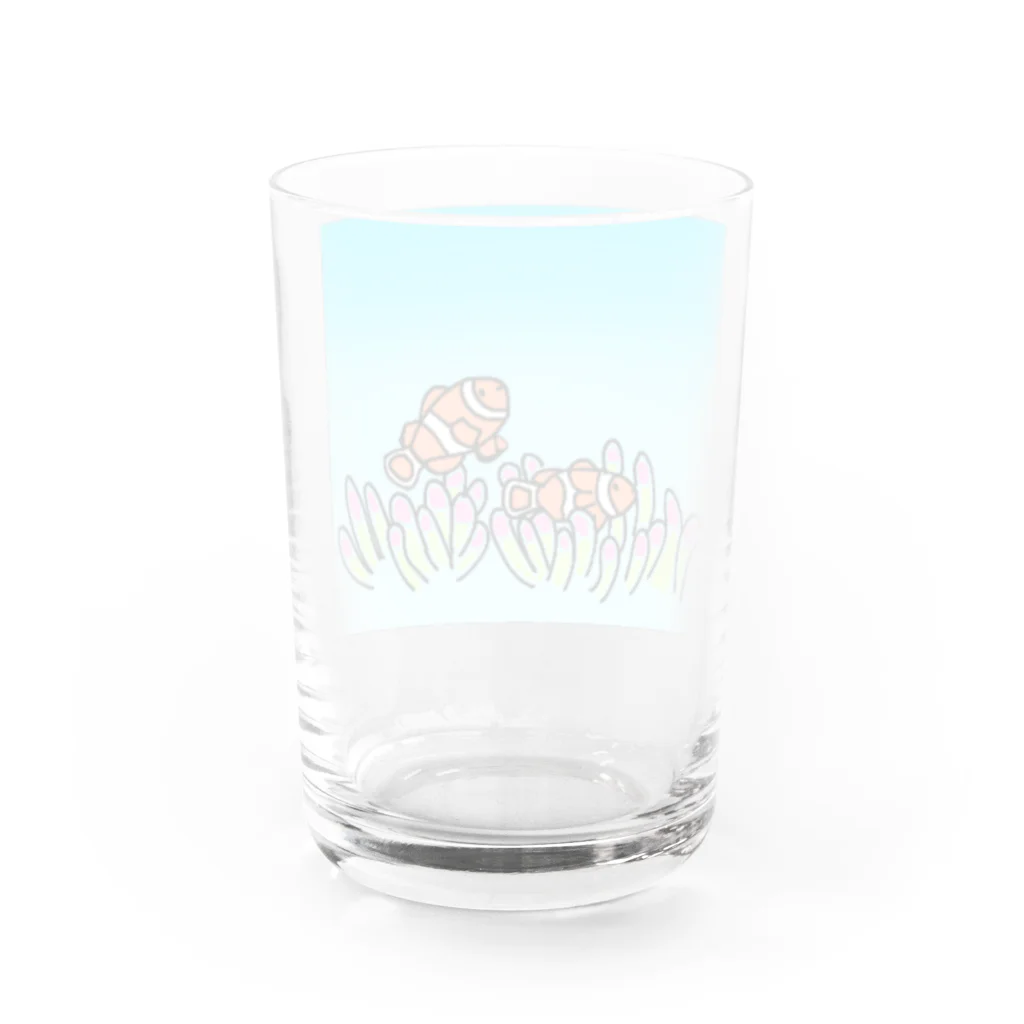 おじょうのクマノミ Water Glass :back