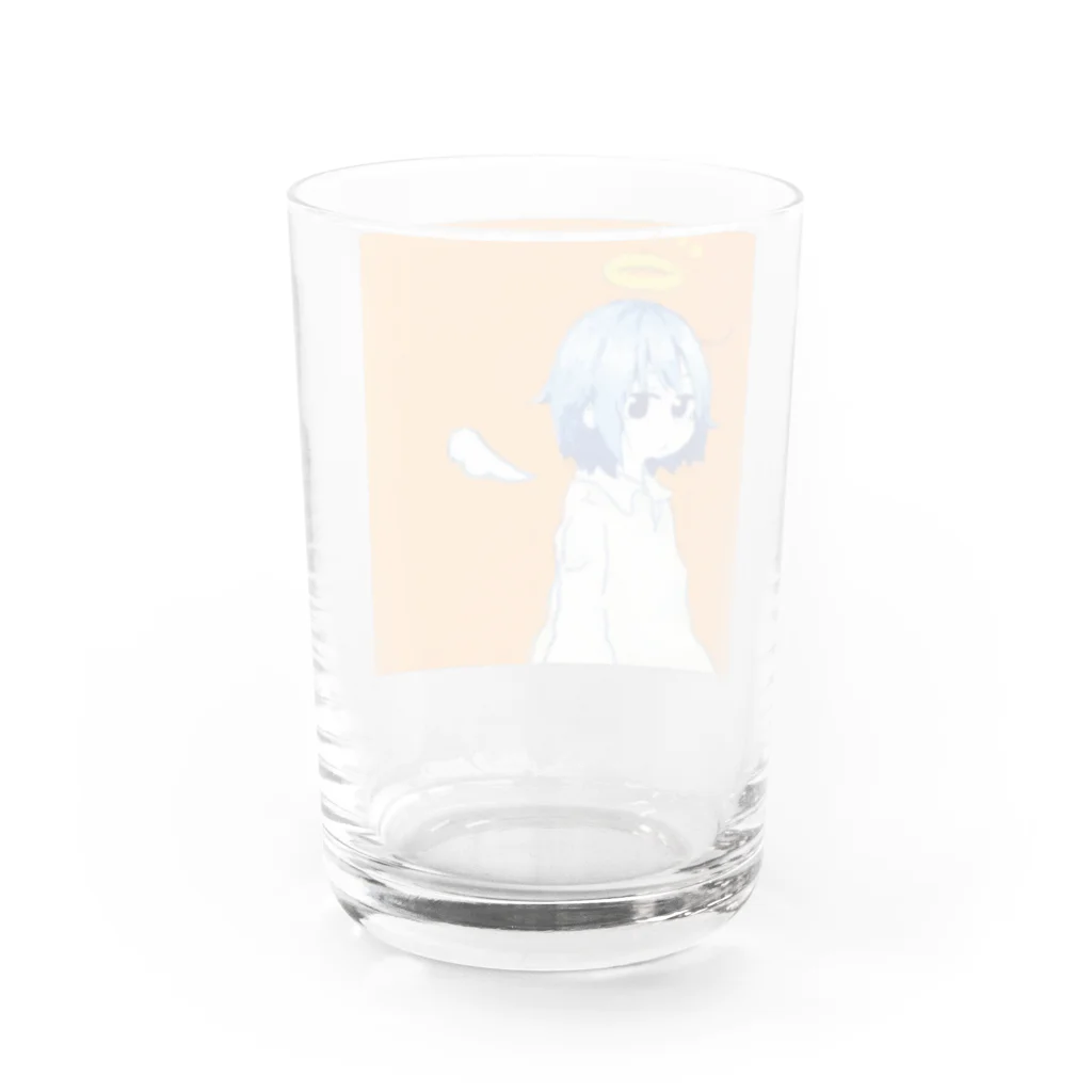 天使の輪のカフカ Water Glass :back