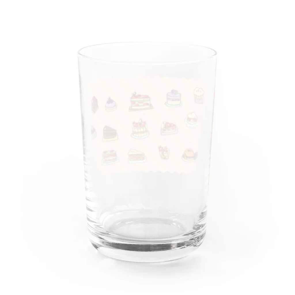 みるくま商店の街のケーキ屋さん Water Glass :back