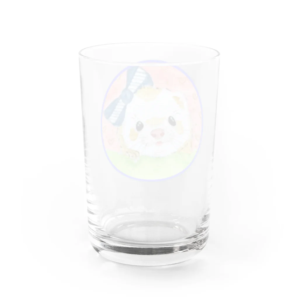 gucco(ぐっこ)のフェレットグラス(シナモン) Water Glass :back