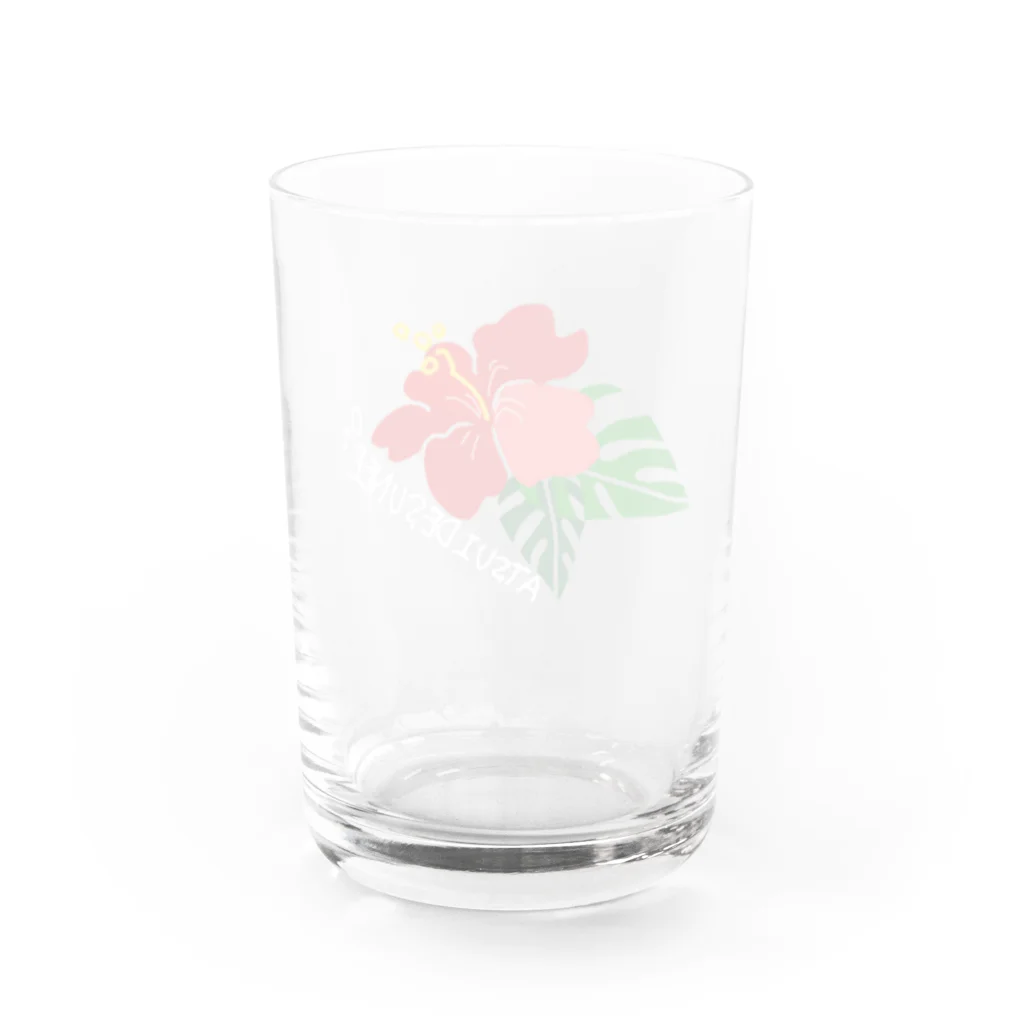 SatsuKiのハイビスカス Water Glass :back