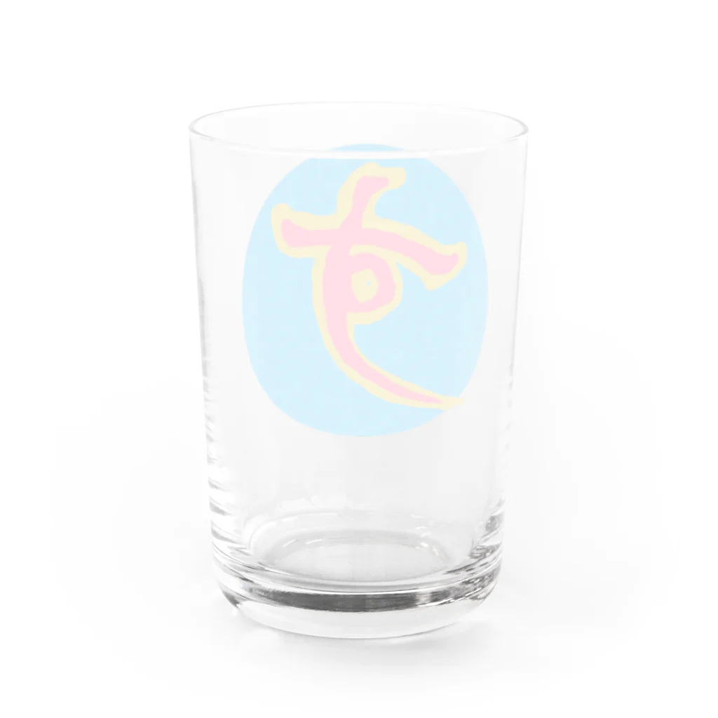 ぷぷぷのす(赤) Water Glass :back