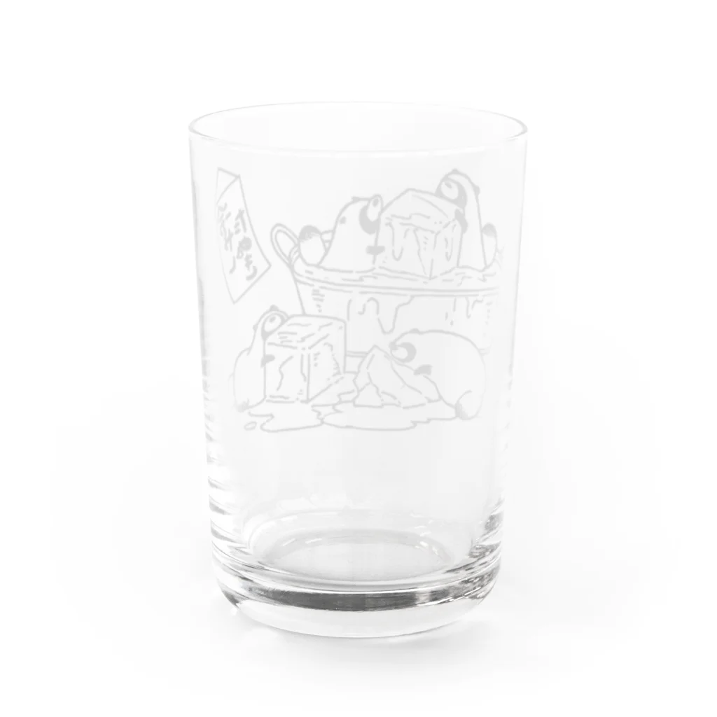 けわいの冷やしたぬきはじめました Water Glass :back