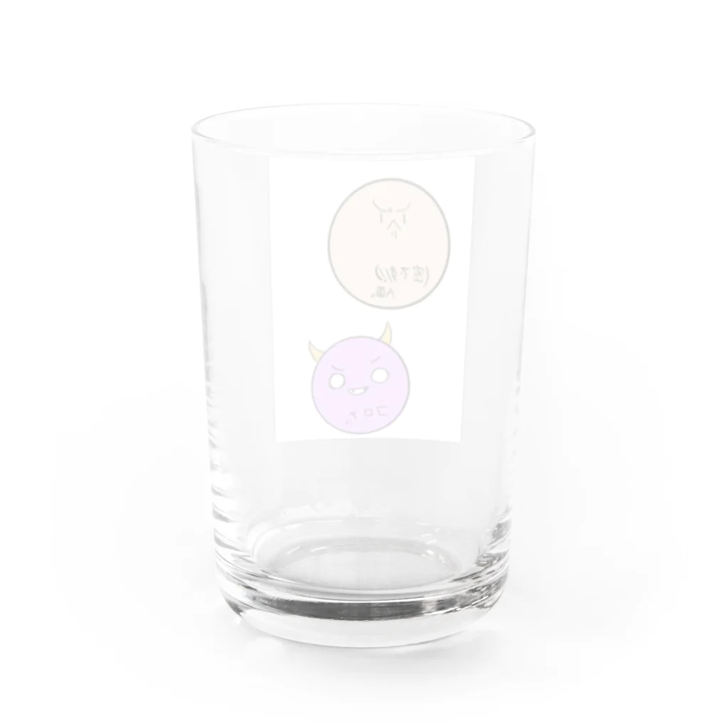 fesのコロナ君💢 Water Glass :back