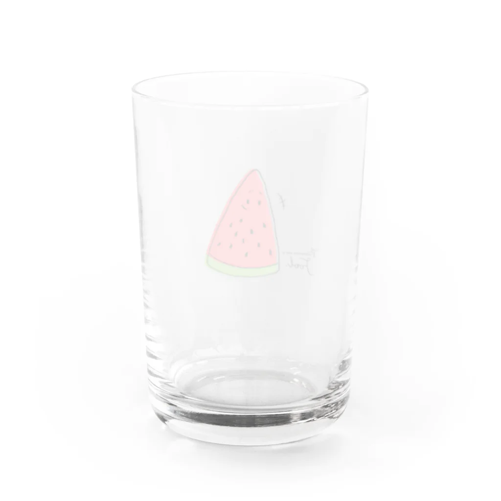 Oz.のちょっとバカにしてくるスイカ。 Water Glass :back