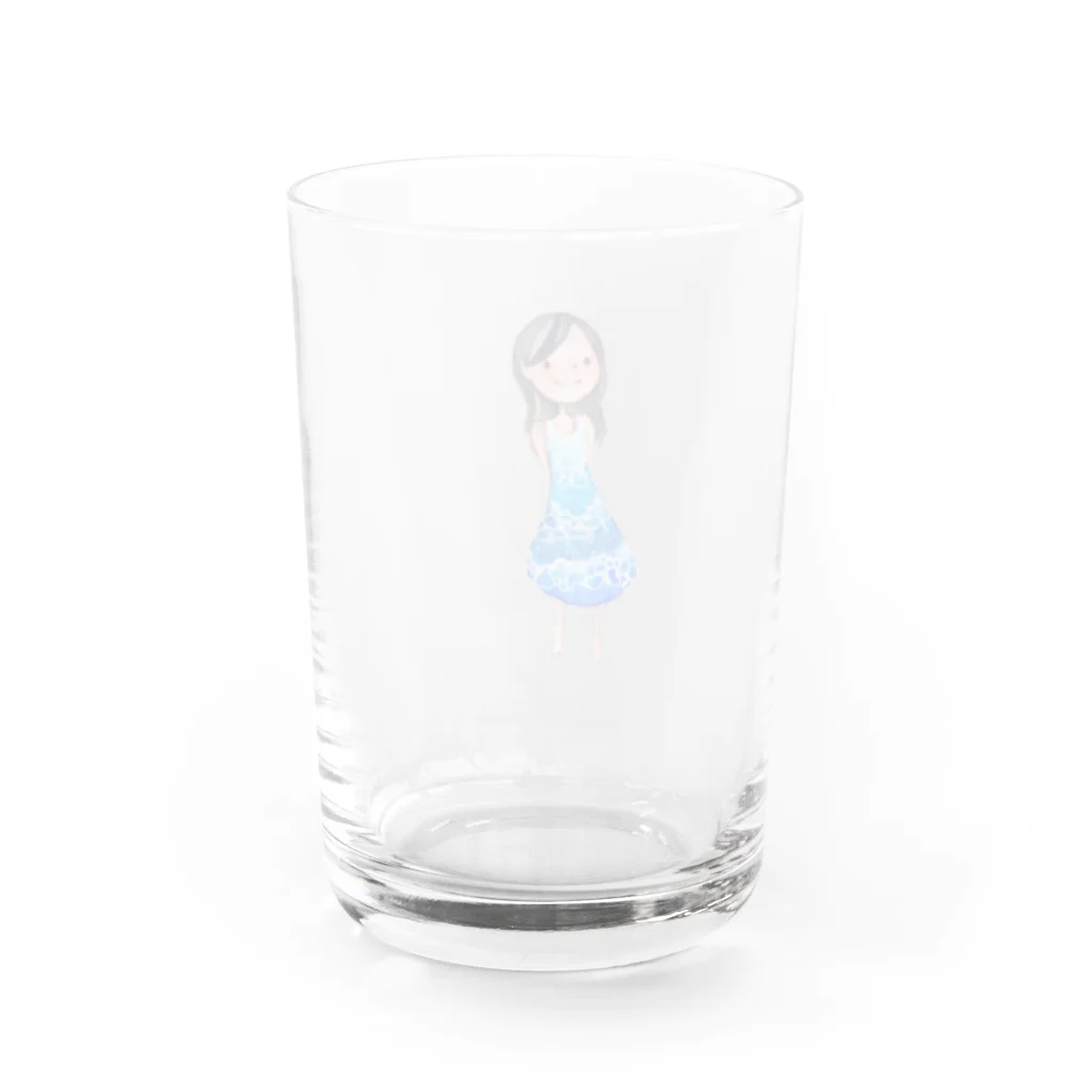 しゃちの水槽の波うち少女 Water Glass :back