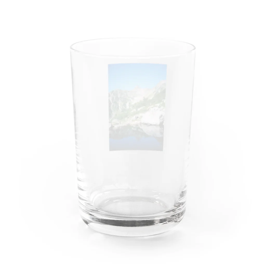 チャイ商店の逆さ槍 Water Glass :back