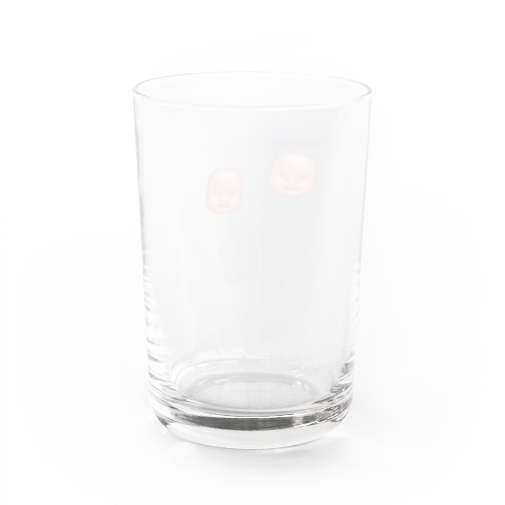 many chickensのBABY Water Glass :back