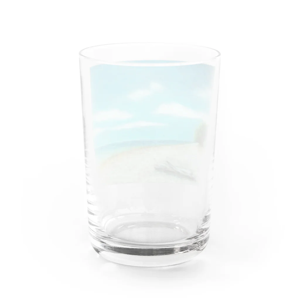 ねこ屋にこ日和のＯＫＩＮＡＷＡ Water Glass :back