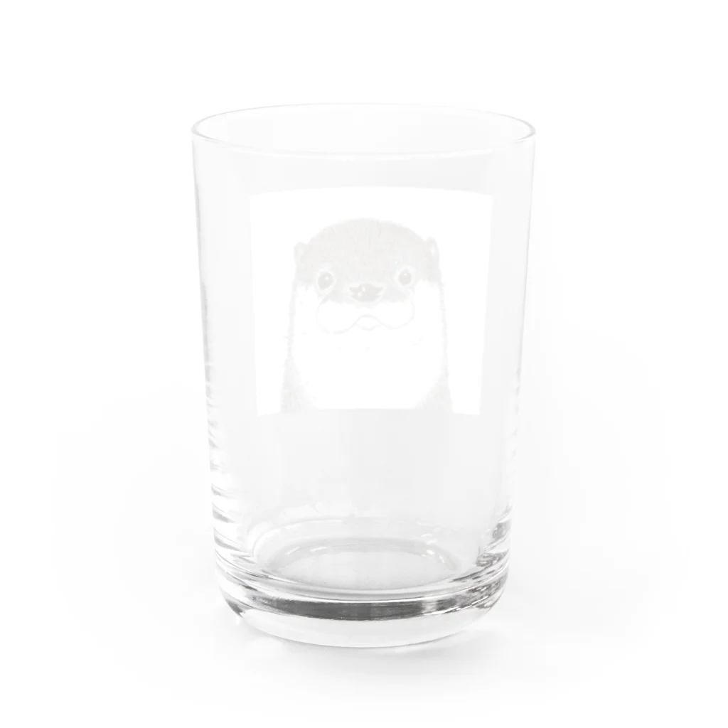 kittoの白ムギュ王子 Water Glass :back