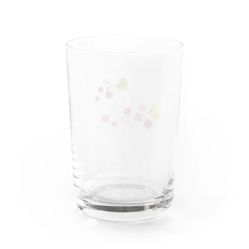 クラフトリンズの和紙ぶどう Water Glass :back