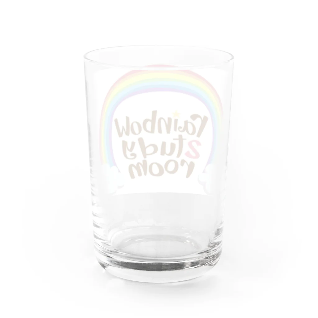 amane510のrainbow study room Water Glass :back