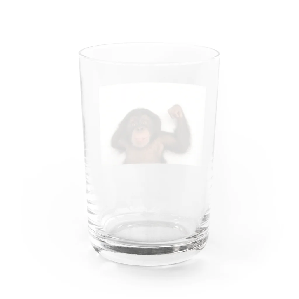 keisuke.mのチンパンジー Water Glass :back