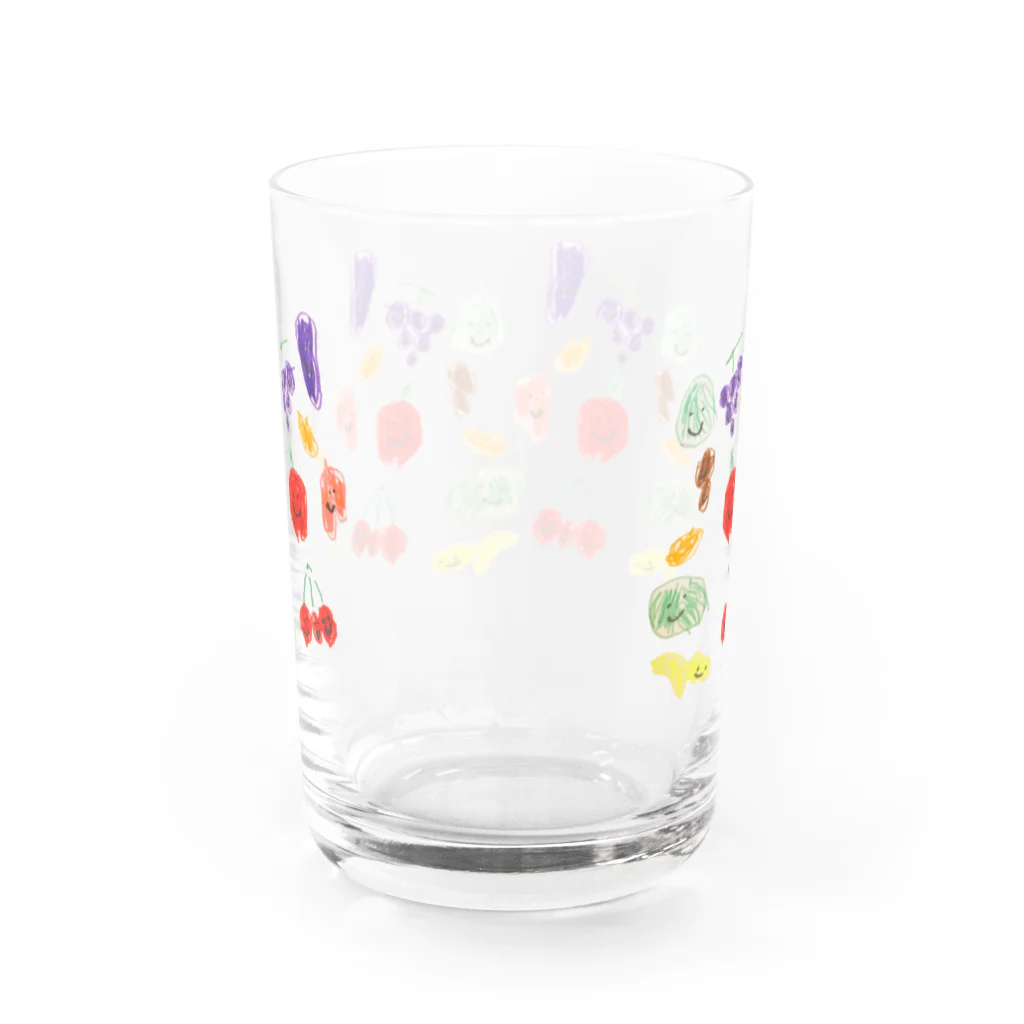 ばぶばぶのくだものくん Water Glass :back