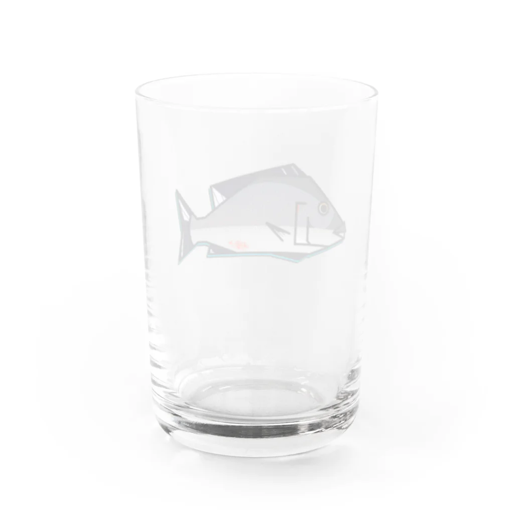 snaggedgorillaのアジアコショウダイ Water Glass :back