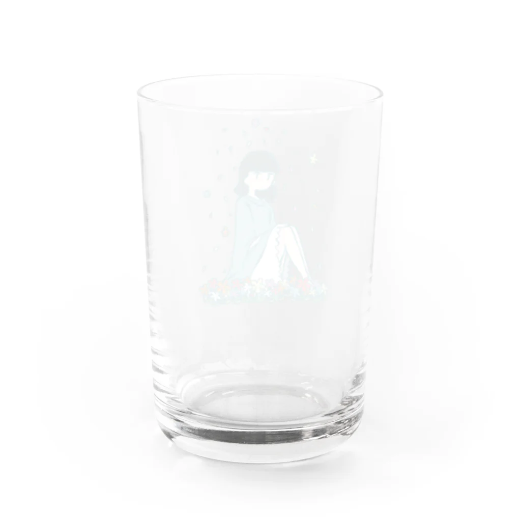 とことこのショップの花だらけ Water Glass :back